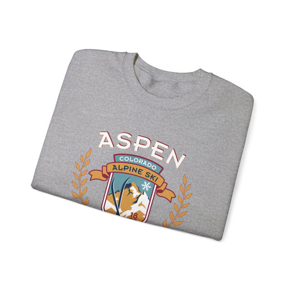 Aspen Alpine Ski Seal Crewneck Sweatshirt