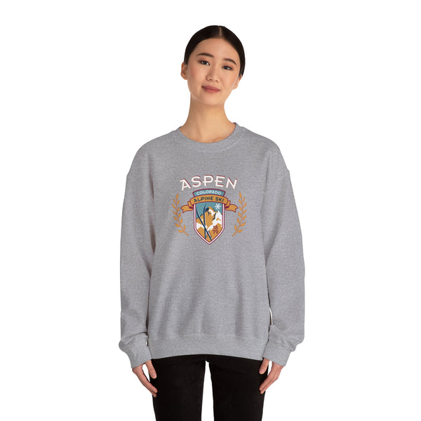 Aspen Alpine Ski Seal Crewneck Sweatshirt